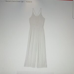 5 Fernie Wide White Leg Jumpsuit